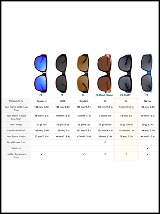 Polarized Wrap Around Shield Sunglasses for Glasses with Leather Eyeglasses Case main image 4